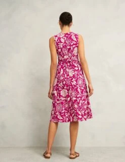 Jersey Floral Knee Length Skater Dress -Marks and Spencer Shop jersey floral knee length skater dress 9