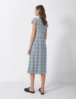 Jersey Floral V-Neck Midaxi Tea Dress -Marks and Spencer Shop jersey floral v neck midaxi tea dress 8