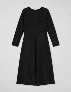 Jersey Polka Dot Flock Midi Skater Dress -Marks and Spencer Shop jersey polka dot flock midi skater dress 5