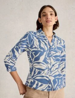 WHITE STUFF Jersey Printed Shirt -Marks and Spencer Shop jersey printed shirt 7