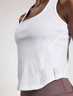 Jodie Rib Scoop Neck Racer Back Vest Top -Marks and Spencer Shop jodie rib scoop neck racer back vest top 5