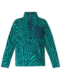 Sweaty Betty Karma Half Zip Animal Print Fleece Jacket -Marks and Spencer Shop karma half zip animal print fleece jacket 7