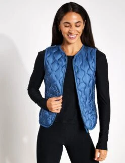 Born Kenal Quilted Collarless Gilet -Marks and Spencer Shop kenal quilted collarless gilet 12