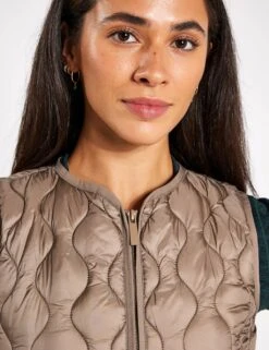 Born Kenal Quilted Collarless Gilet -Marks and Spencer Shop kenal quilted collarless gilet 6