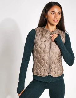 Born Kenal Quilted Collarless Gilet -Marks and Spencer Shop kenal quilted collarless gilet 8