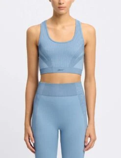 Reebok Lab Seamless Non Wired Crop Top Sports Bra -Marks and Spencer Shop lab seamless non wired crop top sports bra 7