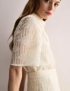 Jaeger Lace Collared Shirt -Marks and Spencer Shop lace collared shirt 11