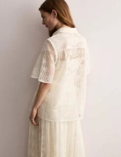 Jaeger Lace Collared Shirt -Marks and Spencer Shop lace collared shirt 14