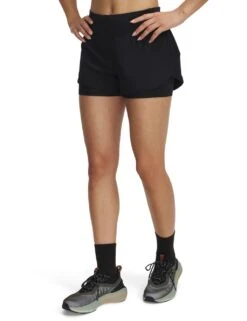 Under Armour Launch Pro 2-in-1 High Waisted Sports Shorts -Marks and Spencer Shop launch pro 2 in 1 high waisted sports shorts 7