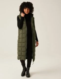 Regatta Leandra Hooded Quilted Longline Gilet -Marks and Spencer Shop leandra hooded quilted longline gilet 15