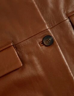 Jaeger Leather Blazer -Marks and Spencer Shop leather blazer 7