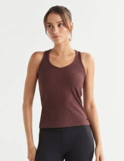Leera Cotton Rich Rib Scoop Neck Vest Top -Marks and Spencer Shop leera cotton rich rib scoop neck vest top 11