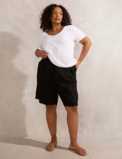 Linen Blend Bermuda Shorts -Marks and Spencer Shop linen blend bermuda shorts 6