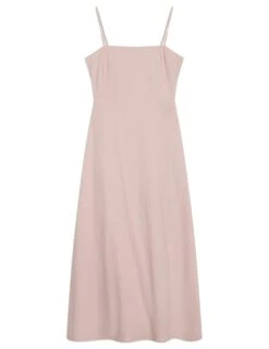 Linen Blend Midi Slip Dress -Marks and Spencer Shop linen blend midi slip dress 4