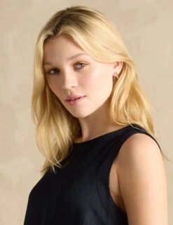 Joules Linen Blend Round Neck Shift Dress -Marks and Spencer Shop linen blend round neck shift dress 9