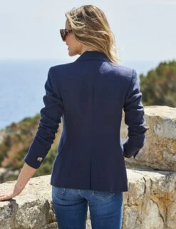 Linen Rich Fitted Blazer -Marks and Spencer Shop linen rich fitted blazer 7