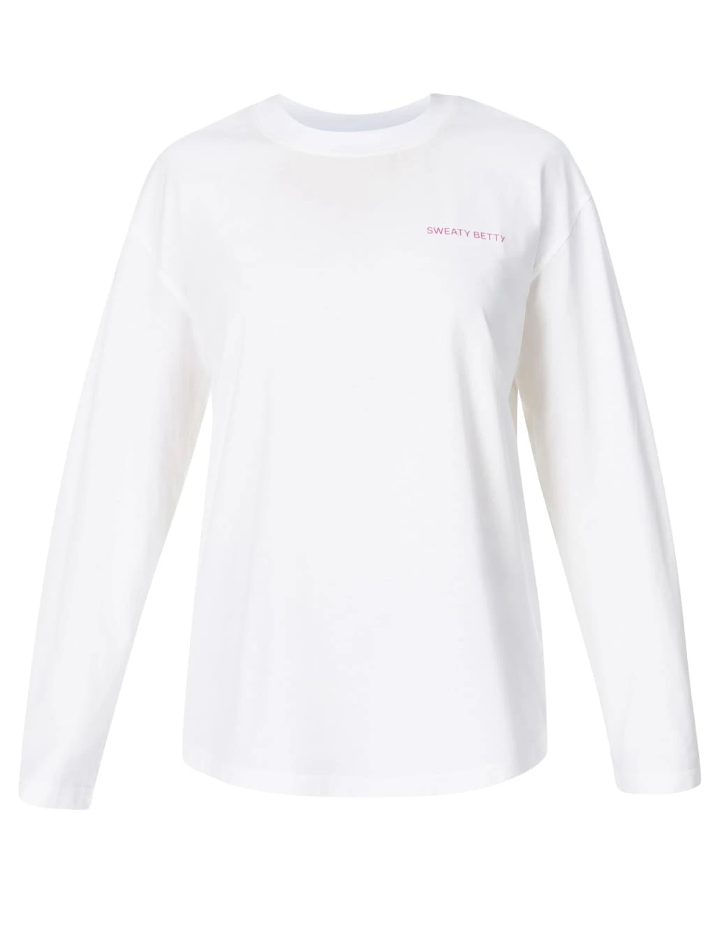 Sweaty Betty Logo Pure Cotton Crew Neck Oversized Top 10 Sweaty Betty Logo Pure Cotton Crew Neck Oversized Top - Image 8