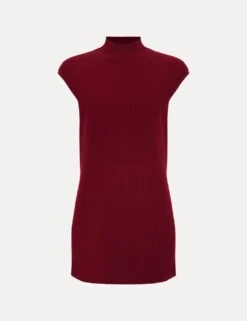 Lori Ribbed Funnel Neck Ribbed Tunic -Marks and Spencer Shop lori ribbed funnel neck ribbed tunic 10