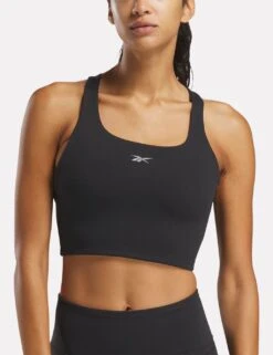 Reebok Lux Square Neck Cross Back Fitted Crop Top -Marks and Spencer Shop lux square neck cross back fitted crop top 6