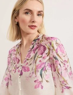 Lyocell Rich Floral Blouse -Marks and Spencer Shop lyocell rich floral blouse 9