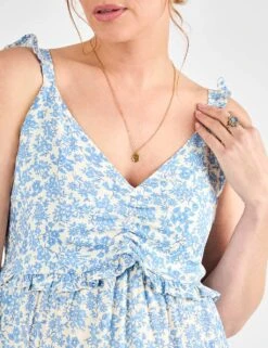 Maternity Floral Midaxi Tiered Dress -Marks and Spencer Shop maternity floral midaxi tiered dress 5