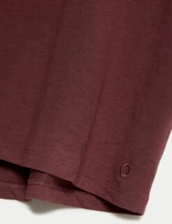 Modal Blend Lightweight Tie Back T-Shirt -Marks and Spencer Shop modal blend crew neck relaxed t shirt 8