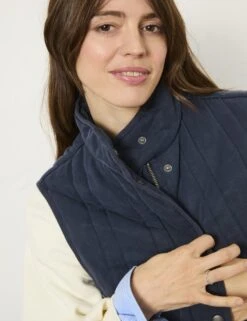 Modal Quilted High Neck Gilet -Marks and Spencer Shop modal quilted high neck gilet 6