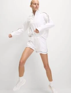 Modal Rich Funnel Neck Half Zip Top -Marks and Spencer Shop modal rich funnel neck half zip top 14