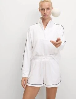 Modal Rich High Waisted Shorts 40 Modal Rich High Waisted Shorts -Marks and Spencer Shop modal rich high waisted shorts 16