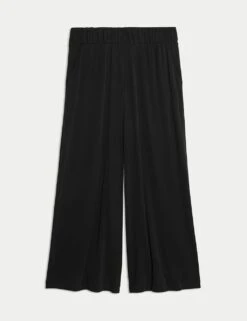 Modal Rich Ribbed Relaxed Culottes -Marks and Spencer Shop modal rich ribbed relaxed culottes 11