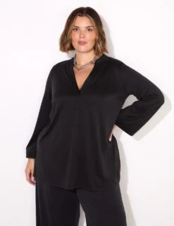 Modal Rich V-Neck Tunic 14 Modal Rich V-Neck Tunic -Marks and Spencer Shop modal rich v neck tunic 4