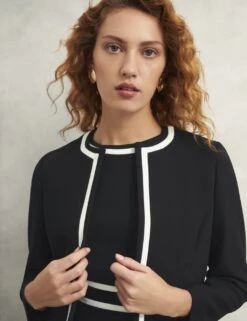 Monochrome Cropped Jacket -Marks and Spencer Shop monochrome cropped jacket 12