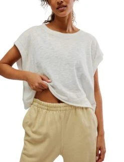 My Time Cotton Rich Open Back T-Shirt -Marks and Spencer Shop my time cotton rich open back t shirt 8