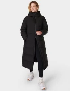 Sweaty Betty Nimbus Quilted Hooded Longline Puffer Jacket -Marks and Spencer Shop nimbus quilted hooded longline puffer jacket 11