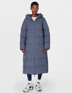 Sweaty Betty Nimbus Quilted Hooded Longline Puffer Jacket -Marks and Spencer Shop nimbus quilted hooded longline puffer jacket 17