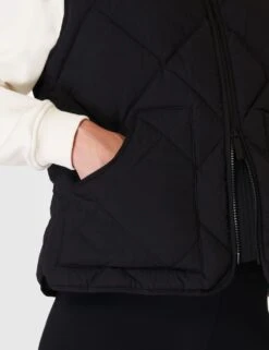Sweaty Betty On The Move Quilted Padded Zip Up Gilet -Marks and Spencer Shop on the move quilted padded zip up gilet 10