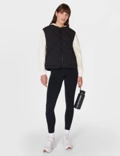 Sweaty Betty On The Move Quilted Padded Zip Up Gilet -Marks and Spencer Shop on the move quilted padded zip up gilet 13