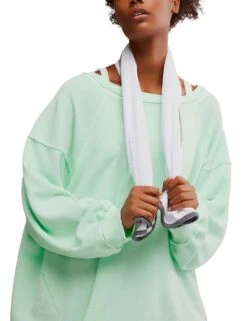 One To Beat Cotton Blend Sweatshirt -Marks and Spencer Shop one to beat cotton blend sweatshirt 14