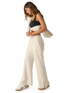 Beyond Yoga Open Ended Cotton Rich Wide Leg Joggers -Marks and Spencer Shop open ended cotton rich wide leg joggers 12