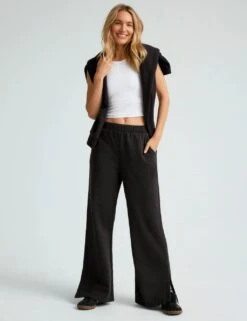 Beyond Yoga Open Ended Cotton Rich Wide Leg Joggers -Marks and Spencer Shop open ended cotton rich wide leg joggers 8