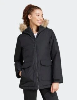 ADIDAS Paveric Faux Fur Trim Hooded Parka Coat 24 ADIDAS Paveric Faux Fur Trim Hooded Parka Coat -Marks and Spencer Shop paveric faux fur trim hooded parka coat 10