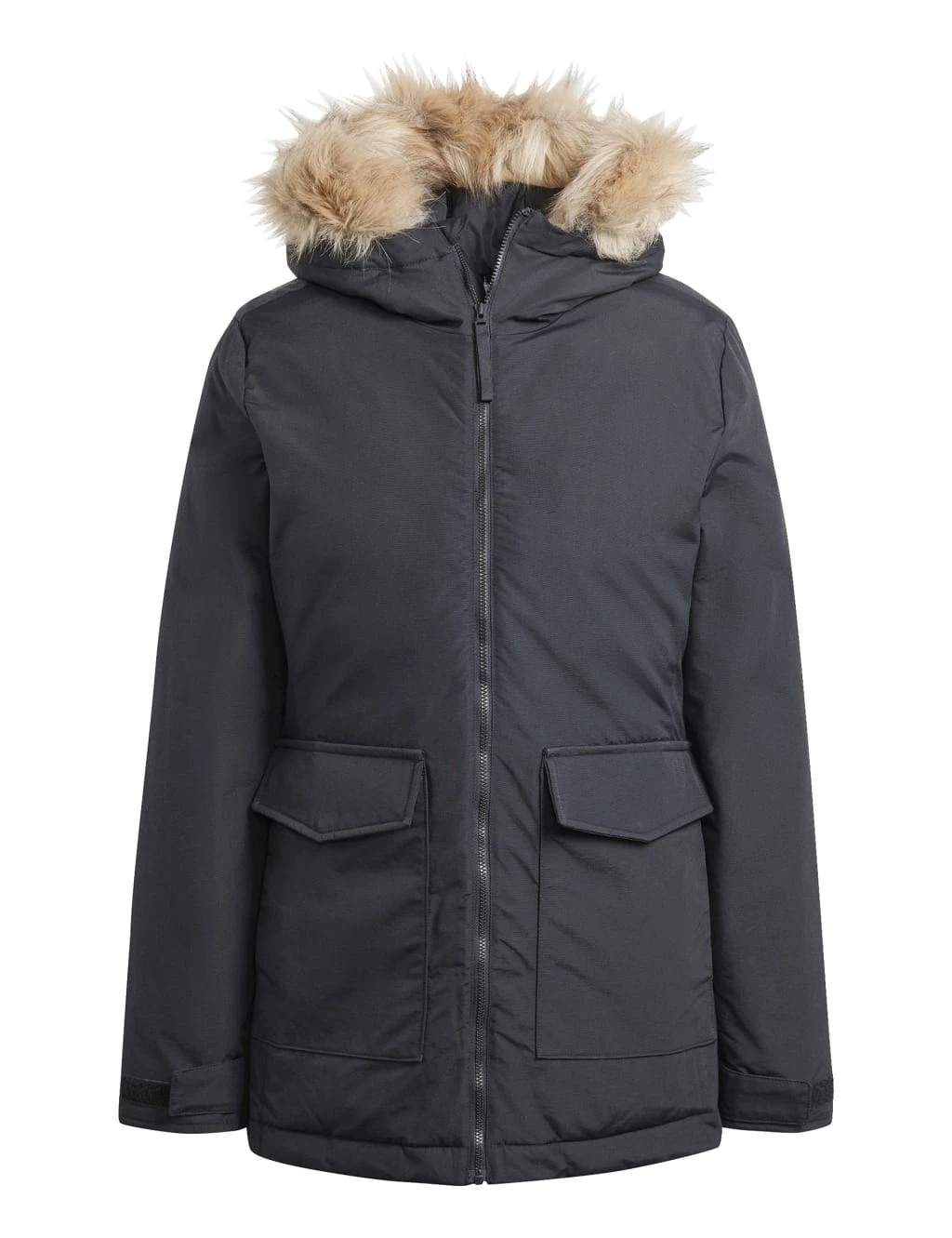 ADIDAS Paveric Faux Fur Trim Hooded Parka Coat 9 ADIDAS Paveric Faux Fur Trim Hooded Parka Coat - Image 7