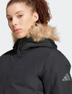 ADIDAS Paveric Faux Fur Trim Hooded Parka Coat 22 ADIDAS Paveric Faux Fur Trim Hooded Parka Coat -Marks and Spencer Shop paveric faux fur trim hooded parka coat 8
