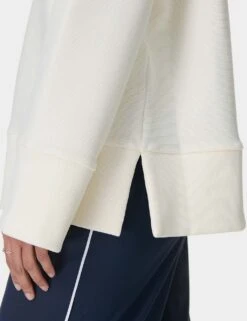 Sweaty Betty Peaceful Cotton Blend Ribbed Sweatshirt -Marks and Spencer Shop peaceful cotton blend ribbed sweatshirt 9