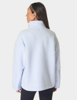 Sweaty Betty Plush Funnel Neck Half Zip Fleece Jacket -Marks and Spencer Shop plush funnel neck half zip fleece jacket 8