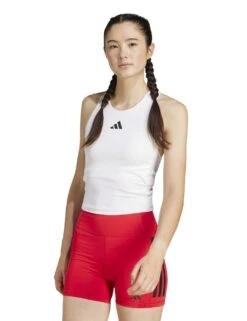 ADIDAS Power 3-Stripes Racer Back Vest Top With Bra -Marks and Spencer Shop power 3 stripes racer back vest top with bra 7