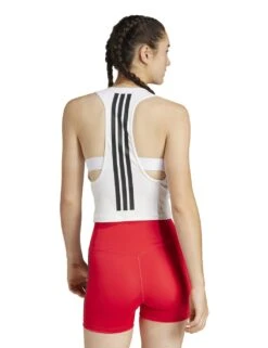ADIDAS Power 3-Stripes Racer Back Vest Top With Bra -Marks and Spencer Shop power 3 stripes racer back vest top with bra 9
