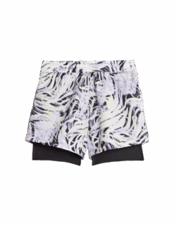 Printed Layered Stormwear™ Shorts -Marks and Spencer Shop printed layered stormwear shorts