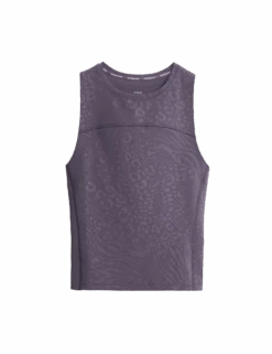 Printed Round Neck Fitted Crop Vest Top -Marks and Spencer Shop printed round neck fitted crop vest top