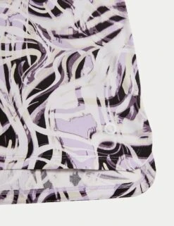 Printed Scoop Neck Fitted T-Shirt -Marks and Spencer Shop printed scoop neck fitted t shirt 5